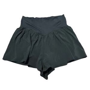 Offline By Aerie Black Pleated shorts With Pockets Size L